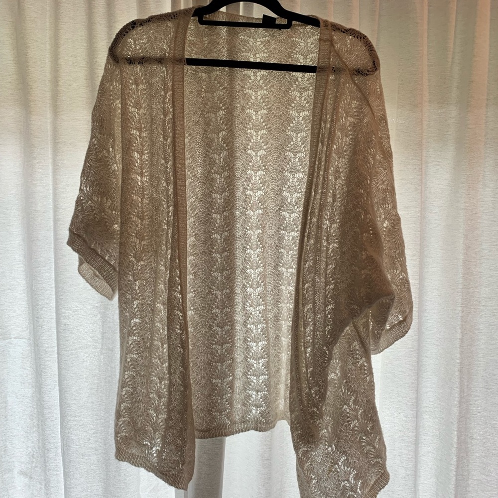 H&M Off White Lace Cardigan